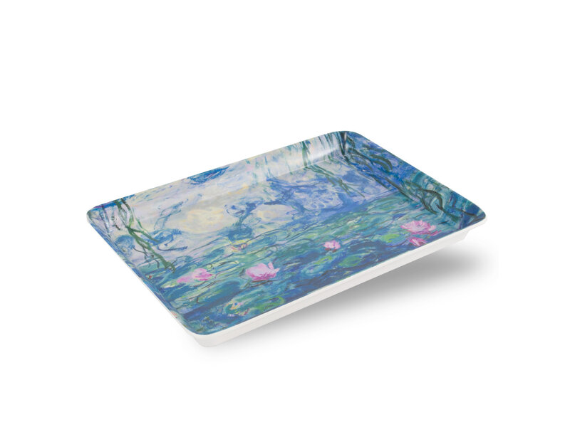 Mini tray, 21 x 14 cm, Monet, Waterlilies