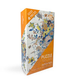 Jigsaw Puzzle, 1000 pieces, Delft Blue tile Polychrome Vase