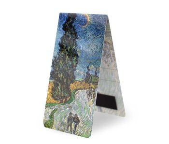 Magnetic Bookmark, Vincent van Gogh, Country road in Provence by night