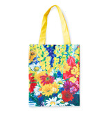 Gevoerde katoenen tas Luxe, CharleyToorop, Vaas met bloemen tegen muur