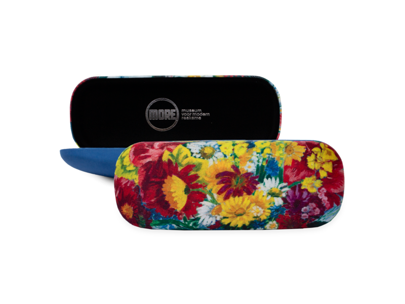 Funda de gafas, Charley Toorop, Jarrón con flores contra la pared