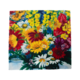 Chiffon à lunettes, 15x15 cm, Charley Toorop, Vase avec fleurs contre mur