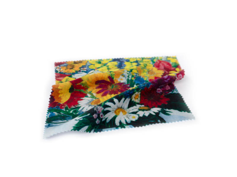 Brillendoekje, CharleyToorop,Vaas met bloemen tegen muur