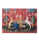 Postcard, Tapestry Lady with the Unicorn