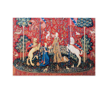 Postcard, 10x15 cm, Tapestry Lady with the Unicorn