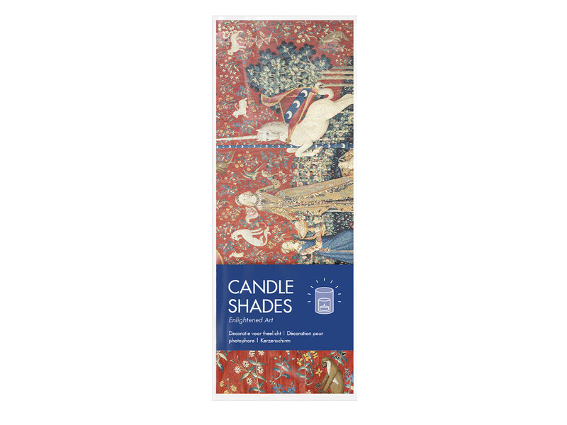 Candle shade, Tapestry Lady with the Unicorn