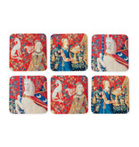 Coasters,   Tapestry Lady with the Unicorn