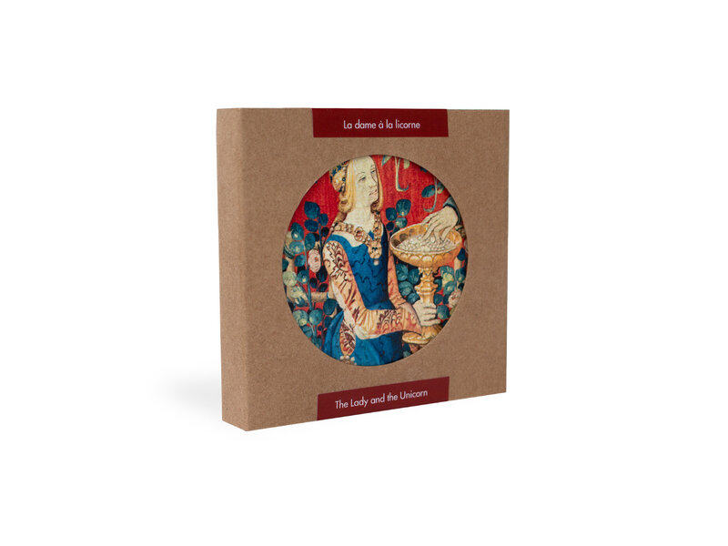 Posavasos, Tapiz Dama con el unicornio