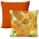 Cushion cover, Vincent van Gogh, Sunflowers