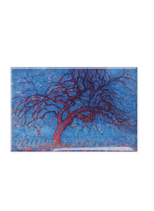 Imán de nevera, Mondriaan, Arbol Rojo