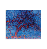 Brillenputztuch, 15x18 cm, Piet Mondriaan, Roter Baum