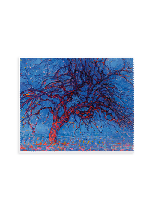 Lens cloth, 15x18 cm, Mondrian, Red Tree