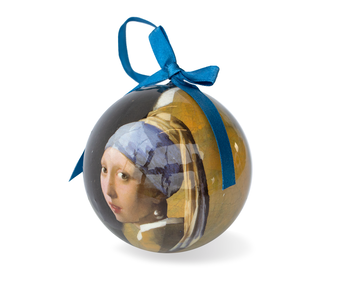 Boule de Noël, Vermeer, Fille avec une boucle d'oreille perle