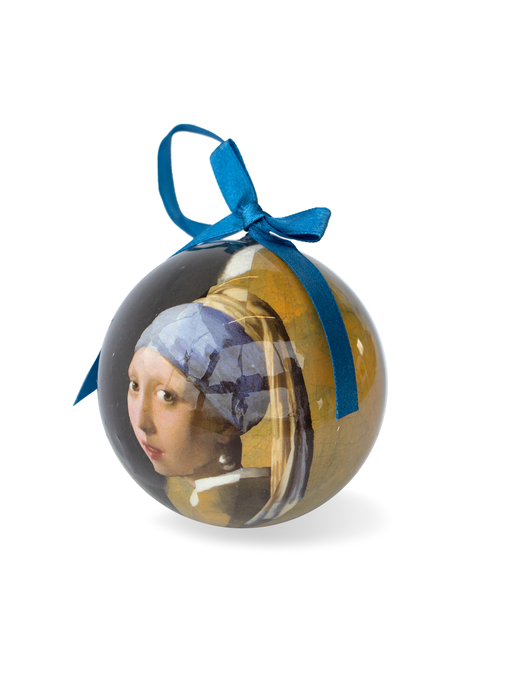 Boule de Noël, Vermeer, Fille avec une boucle d'oreille perle