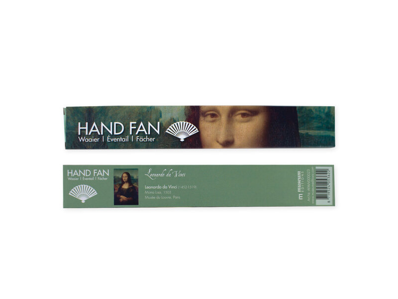 Hand waaier, Leonardo Da Vinci, Mona Lisa