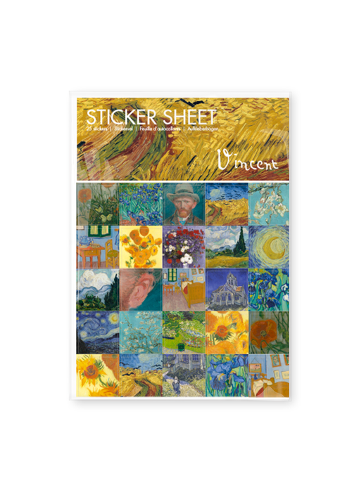 Feuille d'autocollants, Vincent van Gogh