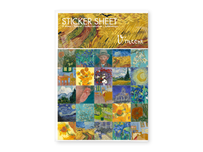 Stickersheet, Vincent van Gogh