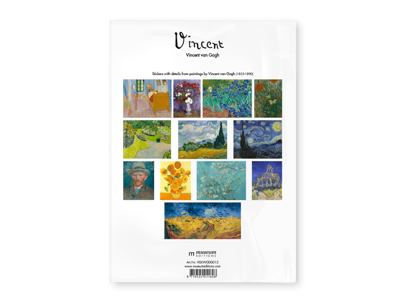 Stickersheet, Vincent van Gogh