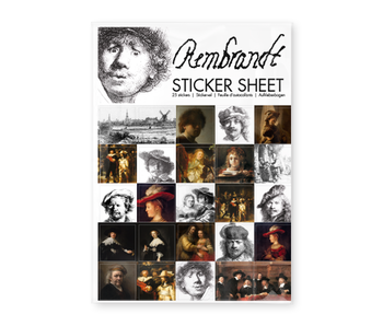 Feuille d'autocollants, Rembrandt