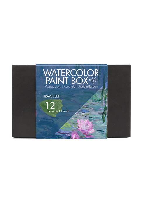 Watercolor set, Claude Monet, Water lilies