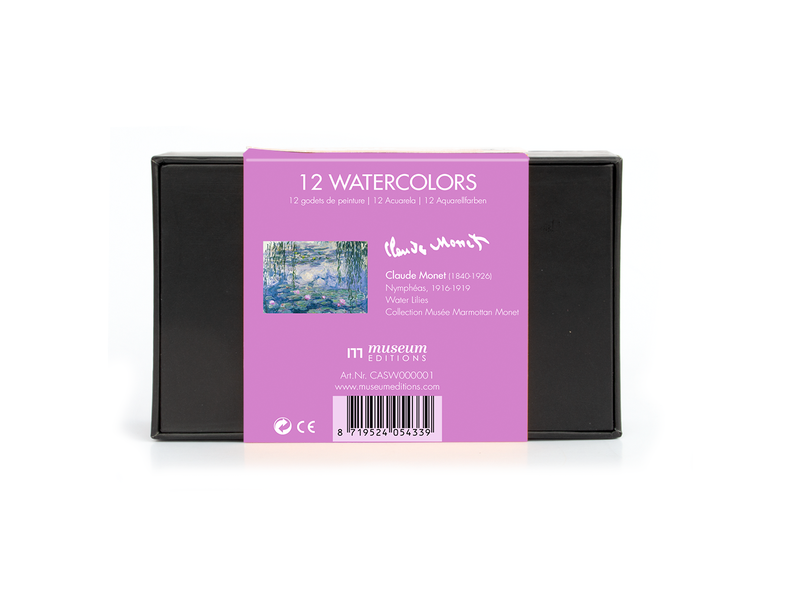 Aquarel Set, Claude Monet, Waterlelies