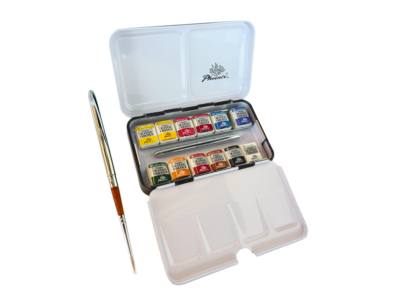 Watercolor set, Claude Monet, Water lilies