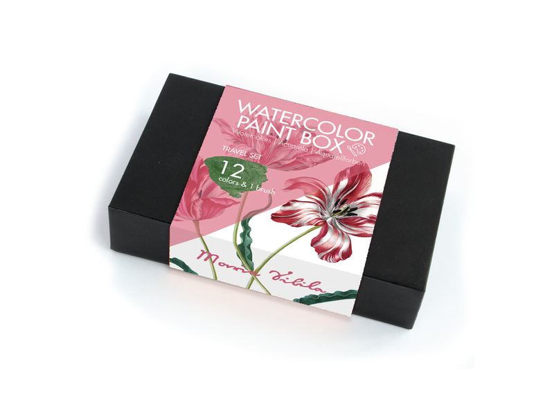 Watercolor set, Tulips Merian