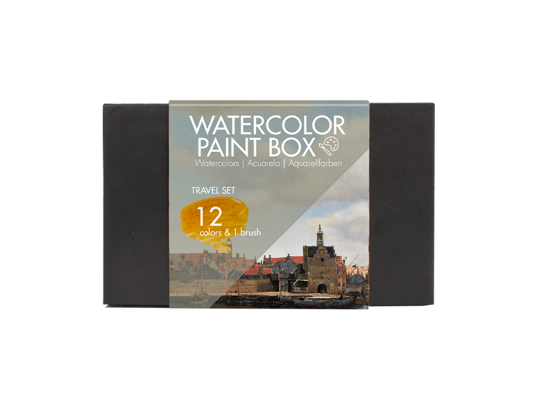 Watercolor set, Johannes Vermeer, View of Delft
