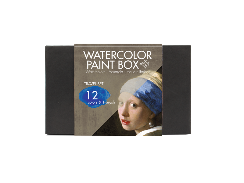 Watercolor set, Johannes Vermeer, Girl with a Pearl Earring