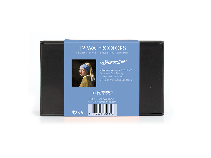 Aquarel Set, Johannes Vermeer, Meisje met de Parel