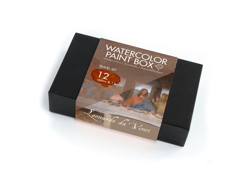 Watercolor set, Leonardo Da Vinci, Last Supper