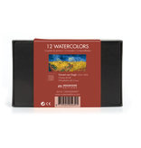 Ensemble d'aquarelle, Vincent Van Gogh, Champ de blé avec corbeaux Auvers