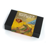 Ensemble d'aquarelle, Vincent Van Gogh, Champ de blé avec corbeaux Auvers