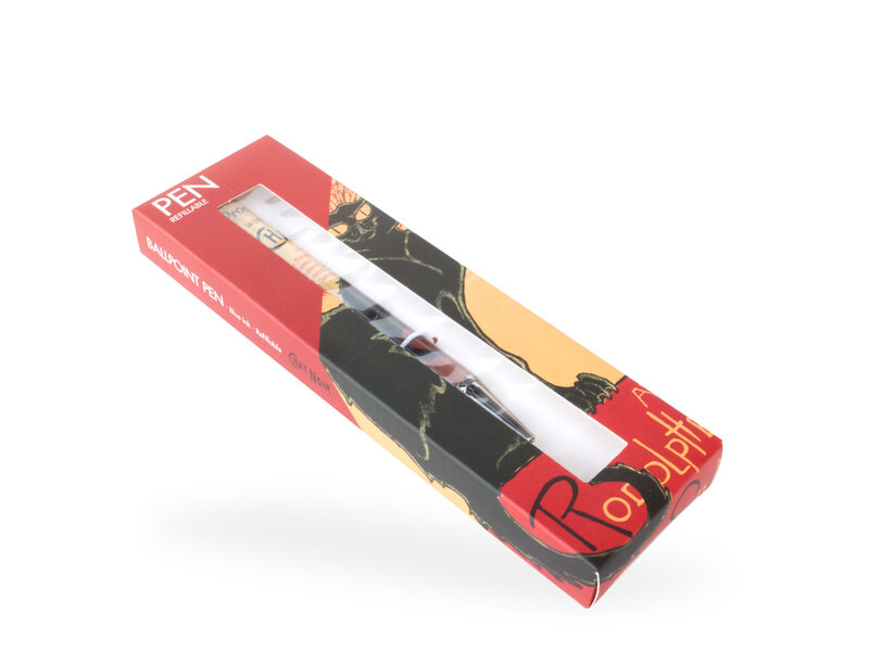 Ballpen in box, Le chat Noir, Steinlen
