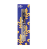 Stylo bille en boite, Fleur de Lys