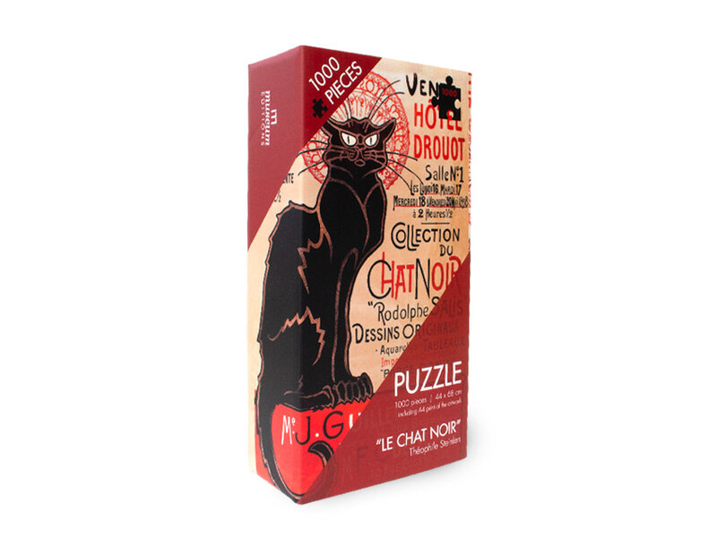 Puzzle, 1000 Teile, Le chat Noir, Theophile Steinlen