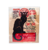Brillenputztuch, 15x18 cm, Le chat Noir, Theophile Steinlen