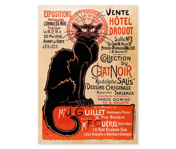 Poster, 50x70, Le chat Noir, Theophile Steinlen