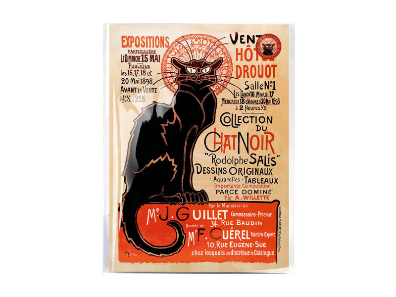 Reproducción A3, Le chat Noir, Theophile Steinlen