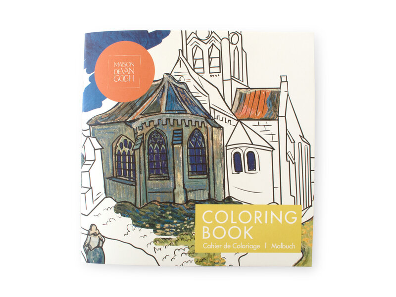 Colouring notebook, Vincent van Gogh  in Auvers-sur-Oise