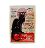 Bloc de notas en blanco A6, Le Chat Noir, Steinlen