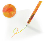 Crayon multicolore - Jaune Crayon multicolore - Jaune