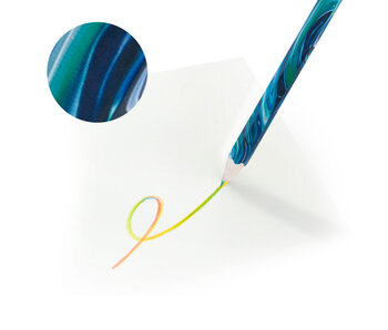 Crayon multicolore - Bleu