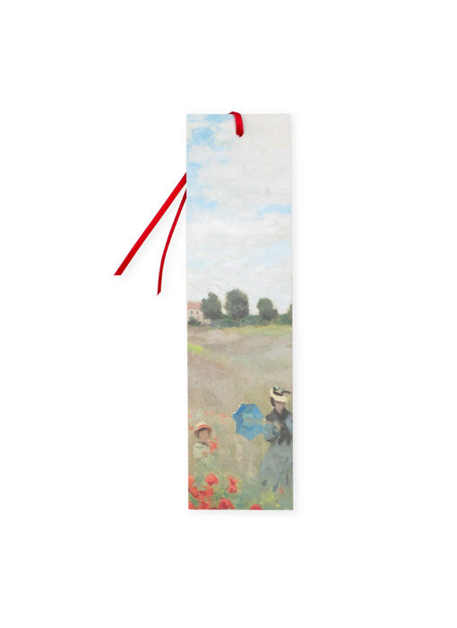 Classical  Lesezeichen, Claude Monet,  Mohnfeld