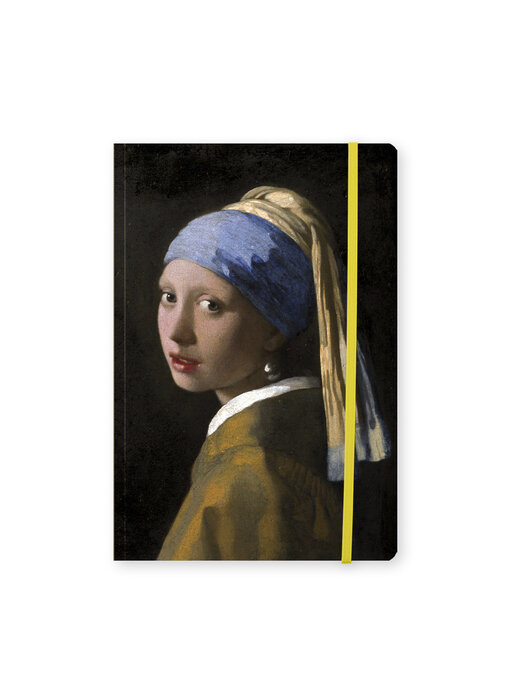 Cuaderno de tapa blanda, A5,  Vermeer, Niña con un pendiente de perlas