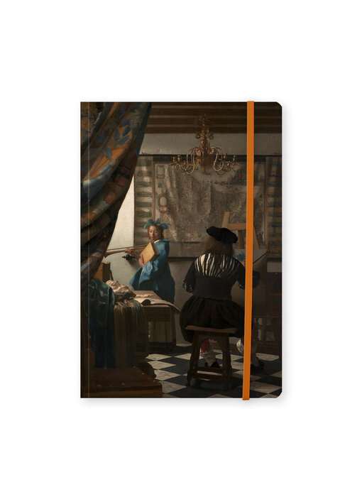 Softcover-Notizbuch, A5, Vermeer, Die Kunst der Malerei