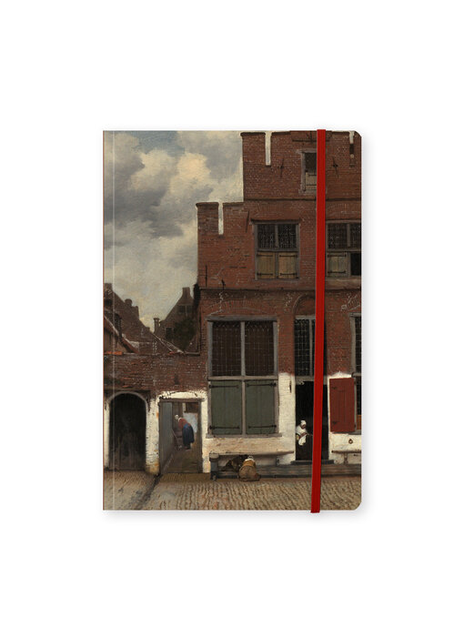 Carnet à couverture souple A5,  Vermeer,  La petite rue