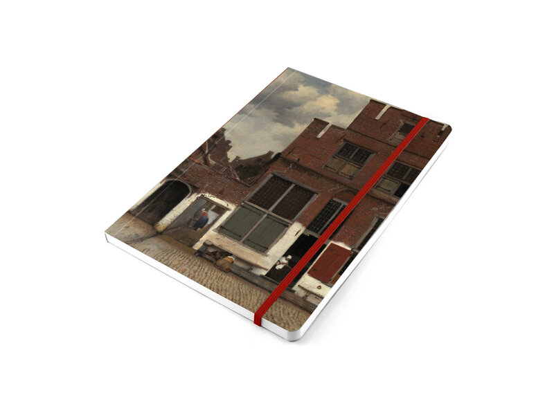 Cuaderno de tapa blanda, A5 , La callecita de  Delft
