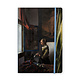 Softcover notitieboekje, A5, Vermeer, Meisje leest brief bij open raam