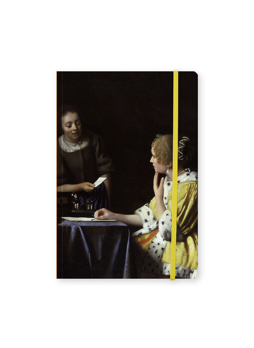 Softcover-Notizbuch, A5, Dame und Magd, Johannes Vermeer